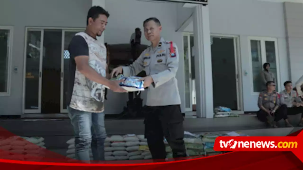 Lebih dari 1 Ton Zakat Fitrah Didistribusikan Polresta Malang Kota ke Warga Malang