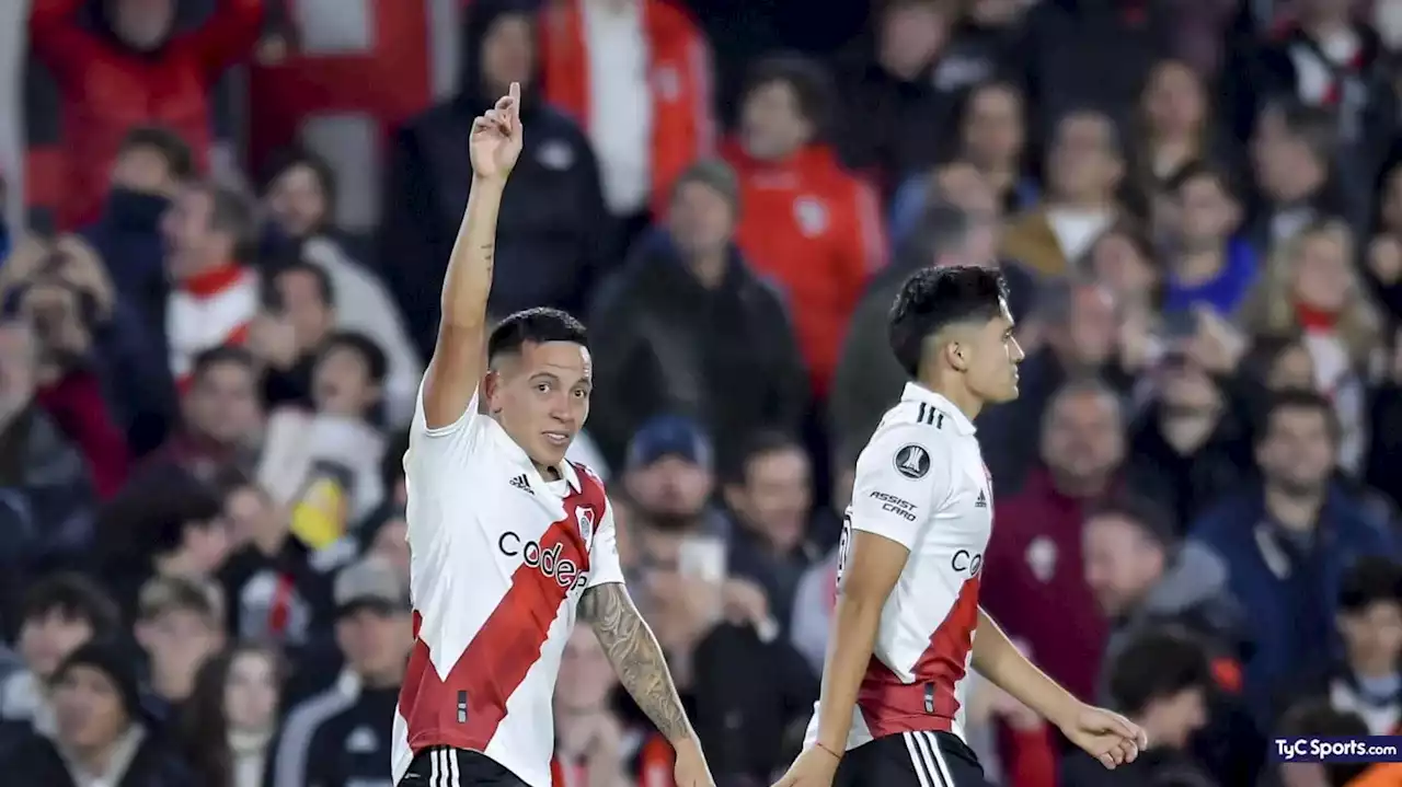 A Esequiel Barco ¡LE SACARON! un gol en el triunfo de River en la Copa Libertadores: el MOTIVO - TyC Sports