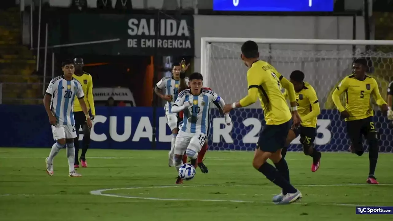 Argentina vs. Ecuador, por el Sudamericano Sub-17: resultado, resumen y más - TyC Sports