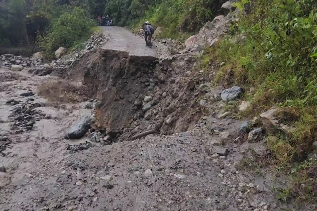 Las afectaciones tras creciente súbita del río Charta en Santander