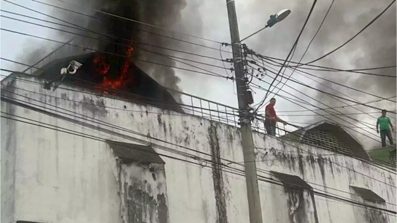 Atención: Incendio por motín en la correccional de menores de Piedecuesta