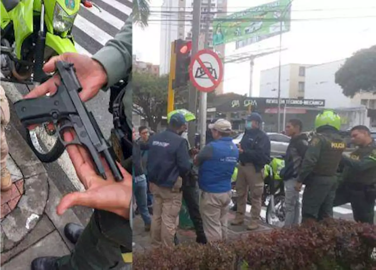 Limpiavidrios fue sorprendido portando una pistola en Bucaramanga