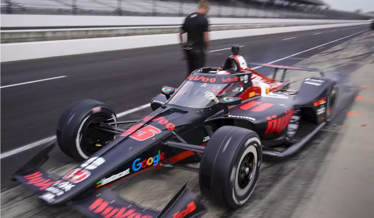 Enerson to make Indy 500 bid; 2nd day of testing washed out