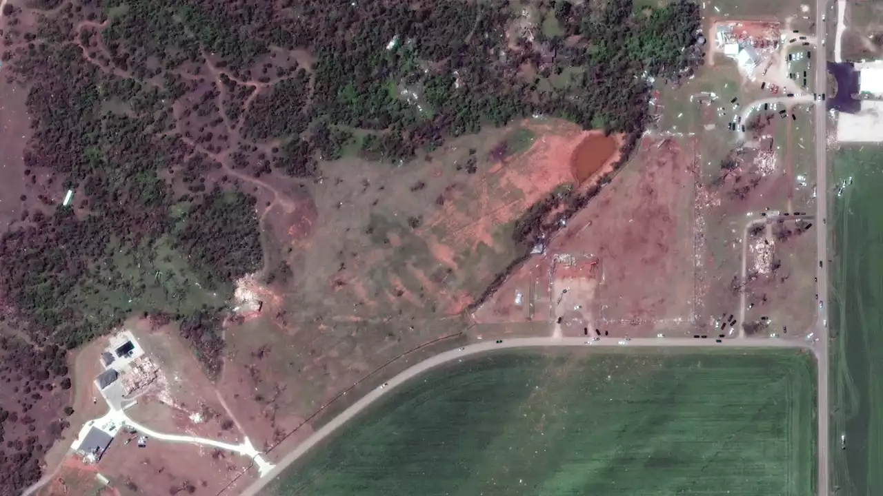 Oklahoma Tornado Damage Seen From Space - Videos from The Weather Channel