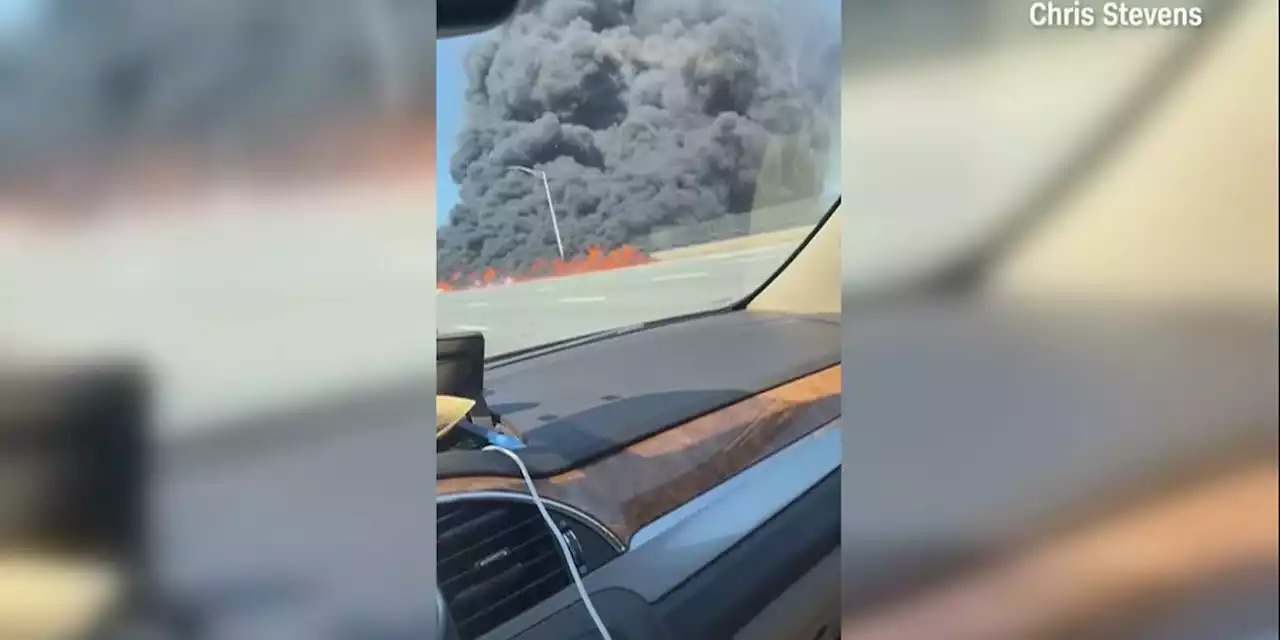 Fatal crash sparks fire on major Connecticut highway bridge