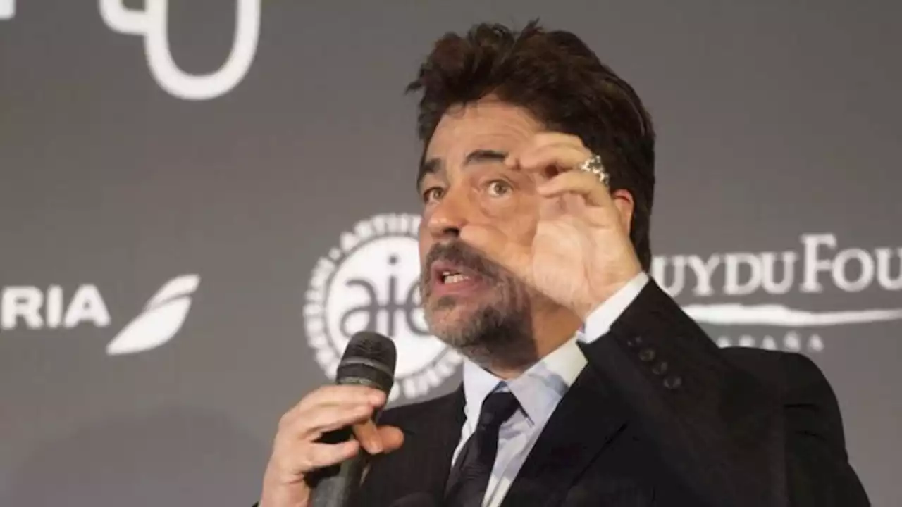 Benicio del Toro y el canto a la hispanidad de los premios Platino: «En Hollywood las historias no están diseñadas para las minorías»