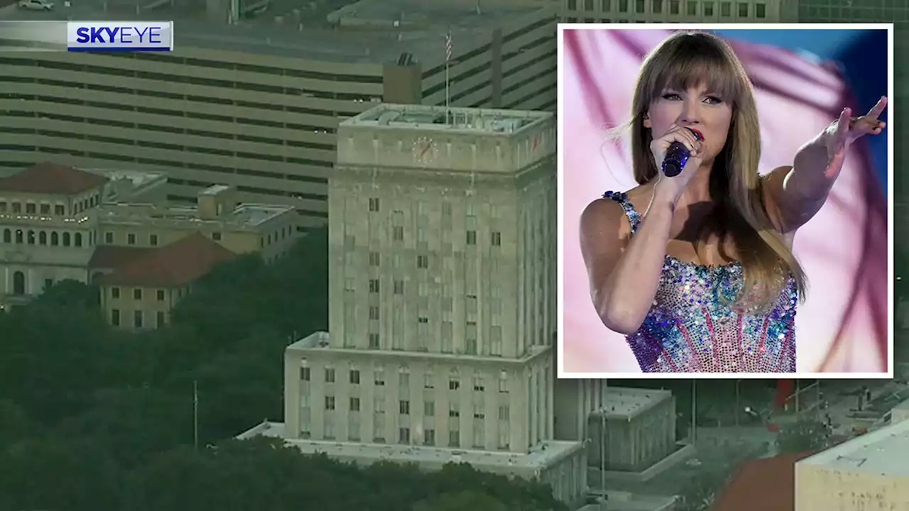 Taylor Swift and her mother inspire 'Lavender Haze' lighting at Houston city hall this weekend