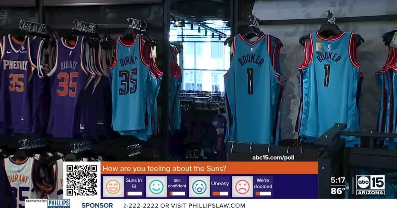 Phoenix Suns fans loving their team swag as two players make top selling jersey list