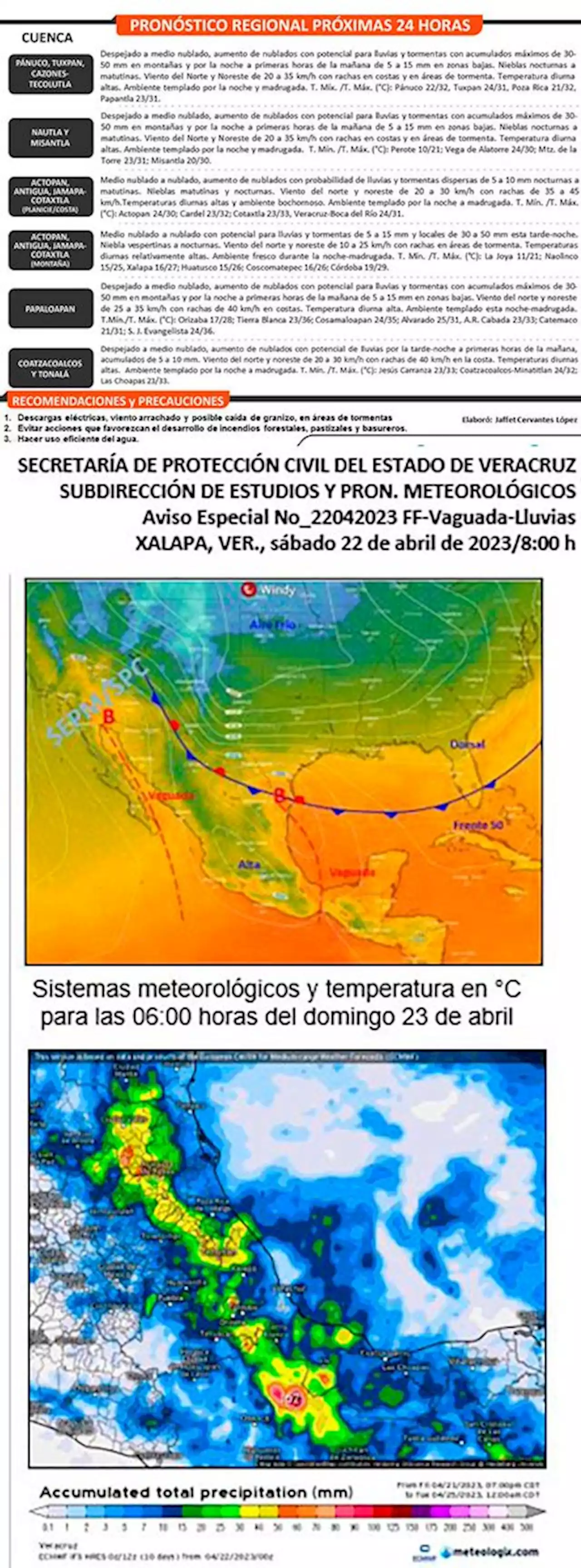 Sábado con temperaturas altas en Veracruz; calor aumentará el domingo