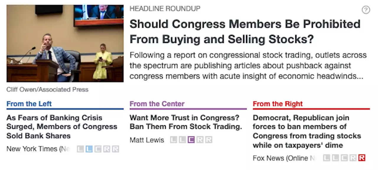 Should Congress Members Be Prohibited From Buying and Selling Stocks?