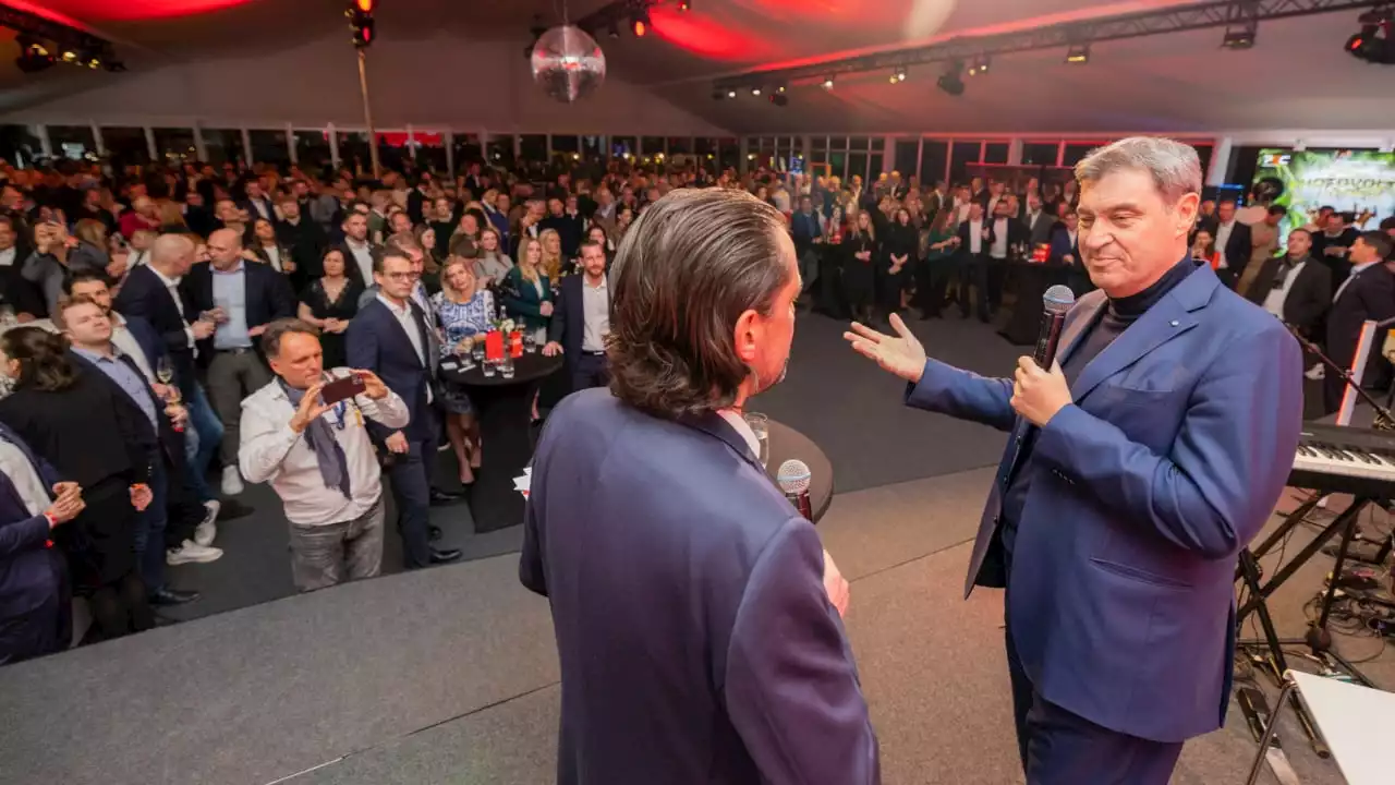 Aufschlag BILD: So lief die Party mit Söder & Sportstars