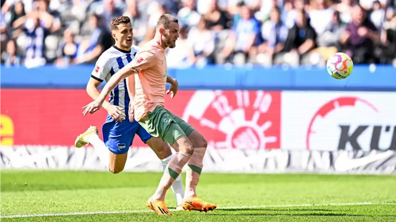 Hertha BSC: 2:4 gegen Bremen - Hertha mit Bankrotterklärung