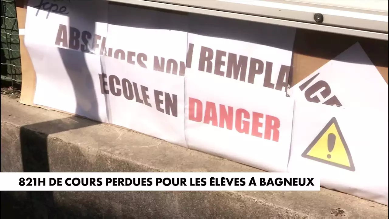 Professeurs non remplacés : plus de 800 heures de cours perdues à Bagneux, dans les Hauts-de-Seine