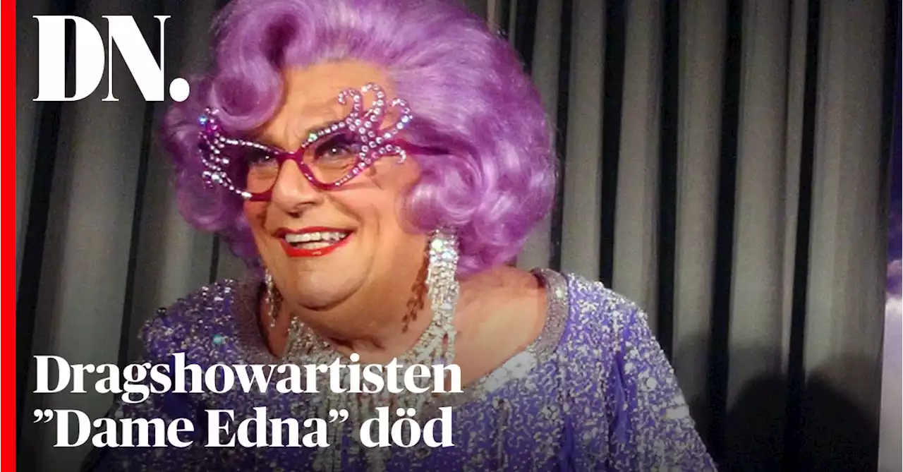 Komikern ”Dame Edna” död