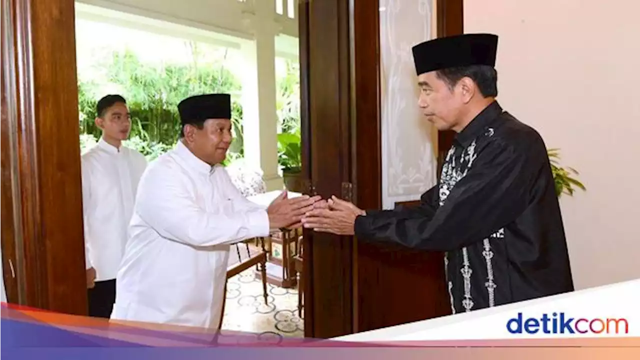 Prabowo Berlebaran ke Rumah Jokowi di Solo: Anak Buah Sowan ke Pimpinan