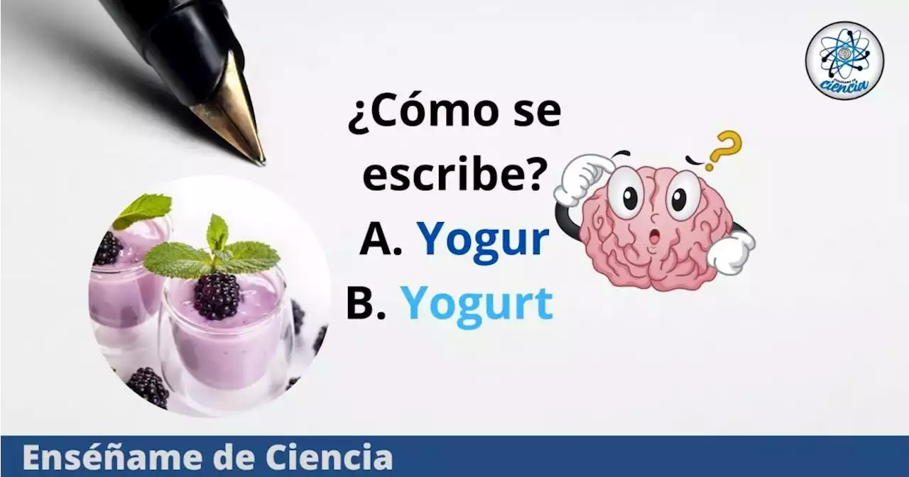 ¿Se escribe «yogur» o «yogurt»? Resuelve esta duda de la RAE