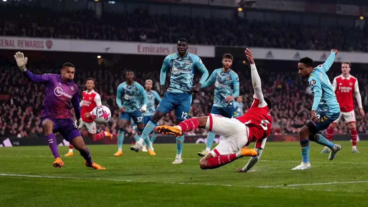 Premier League : Arsenal arrache un incroyable nul contre Southampton mais lâche deux points dans la course au titre