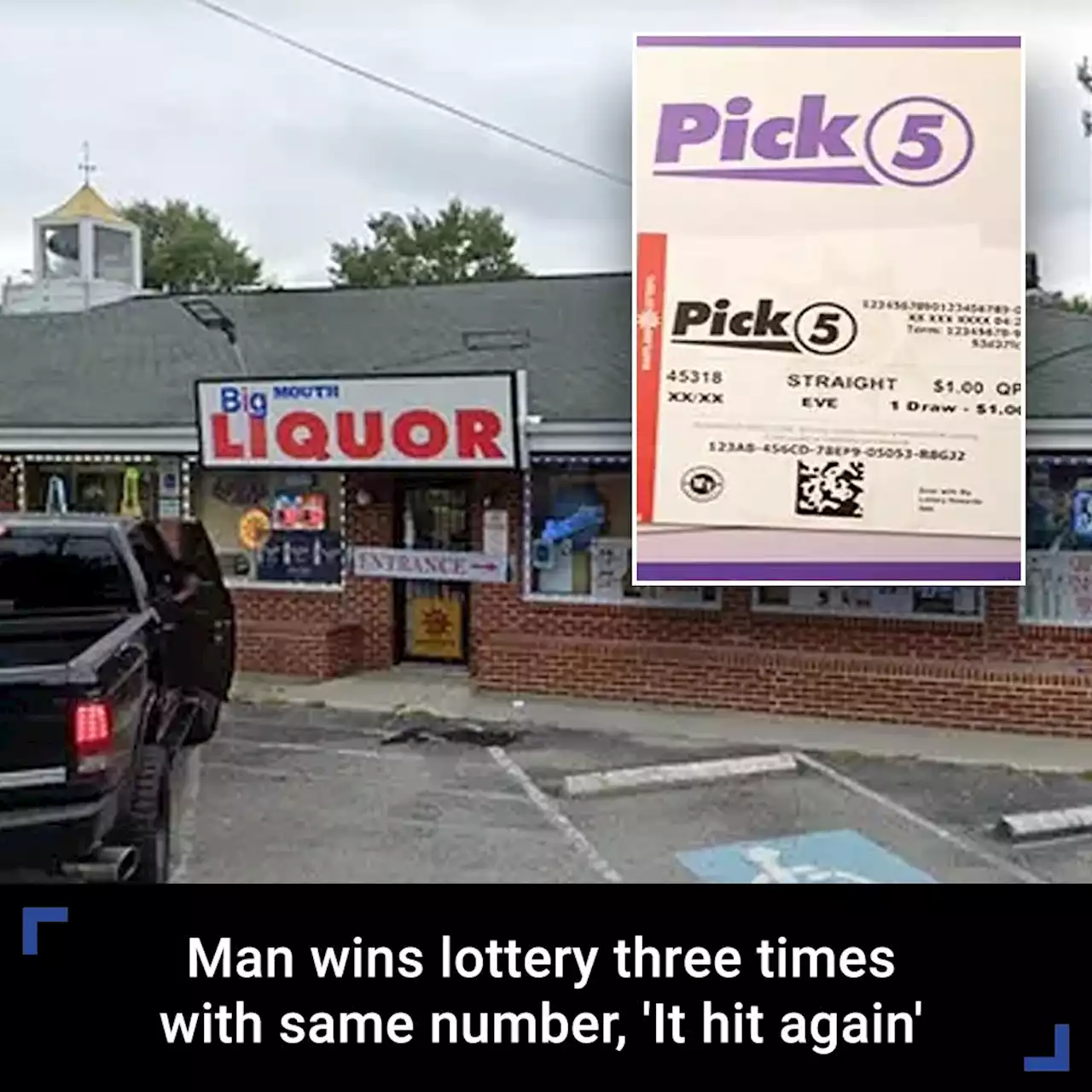 Maryland man wins lottery three times with same number: 'It hit again'