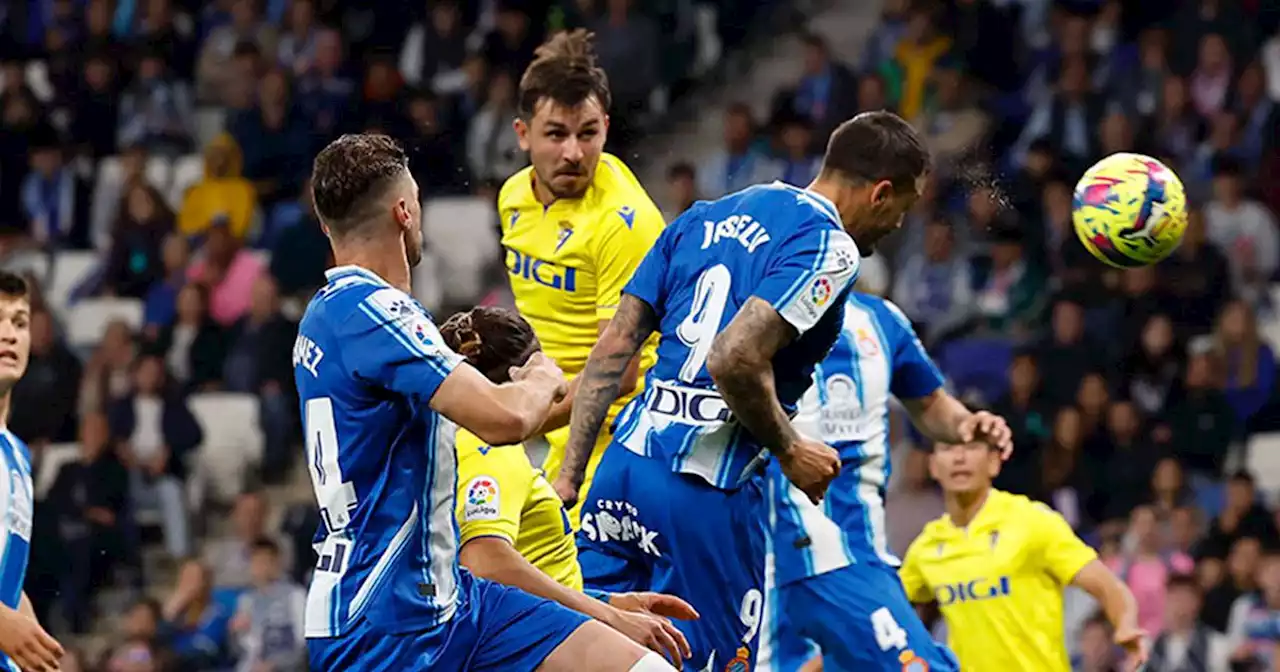 ¡Crisis perica! Espanyol y César Montes empatan con el Cádiz y siguen en zona de descenso