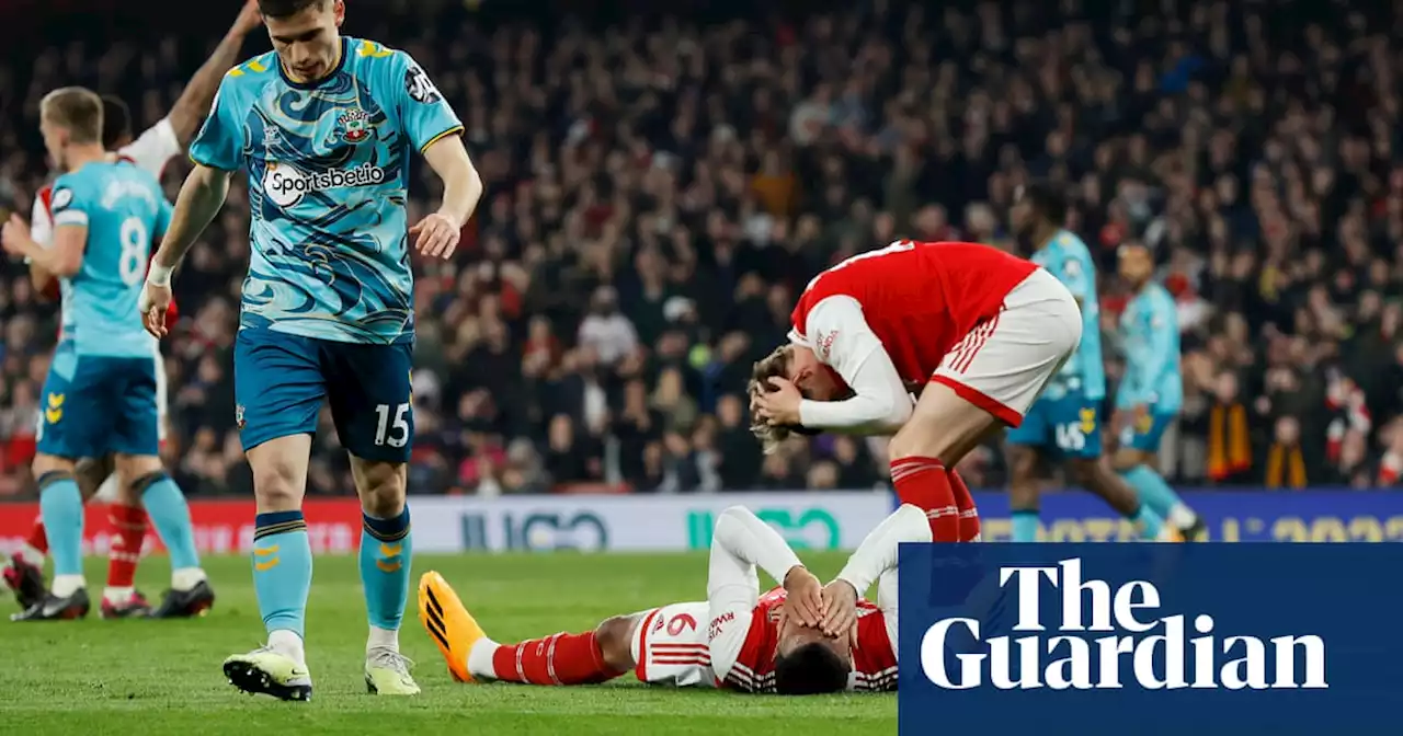 Arsenal’s title hopes hit despite Saka rescuing draw against Southampton