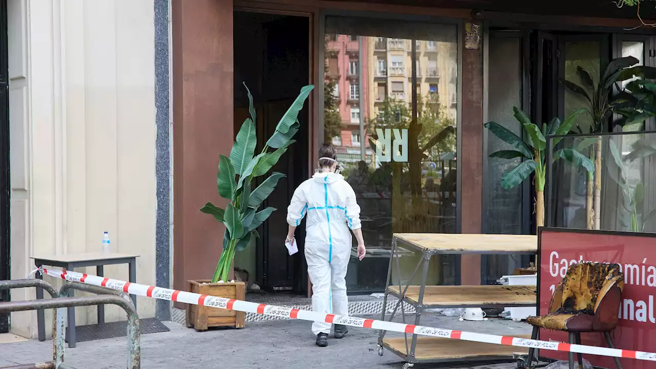 En el restaurante incendiado en Madrid no existía una salida de emergencia