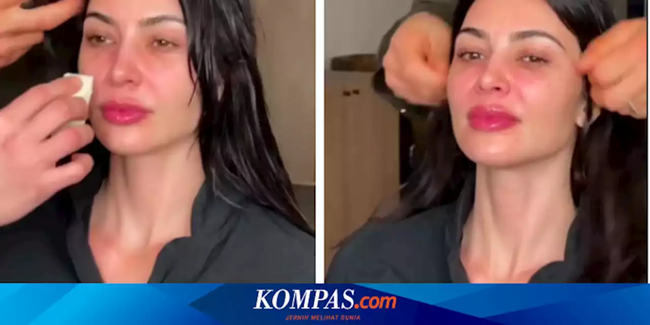 Pamer Foto Tanpa Make Up, Kim Kardashian Bagikan Rahasia Wajah Dewy