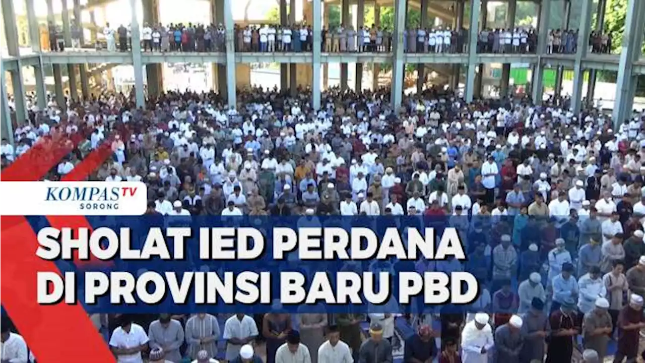 Ribuan Umat Muslim Laksanakan Sholat IED di Papua Barat Daya