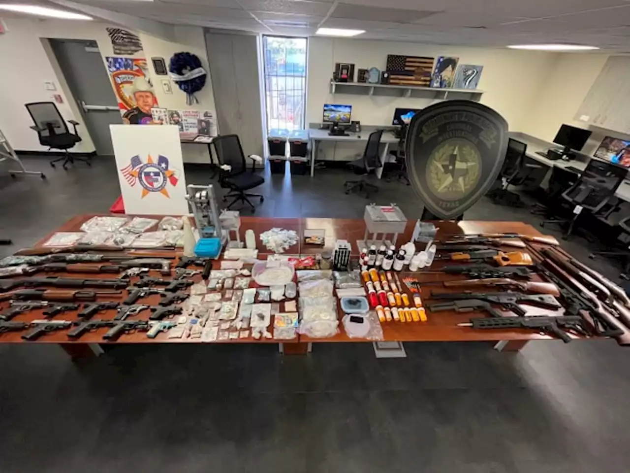 Large amount of narcotics, guns, stolen vehicles seized after search warrant in W. Houston