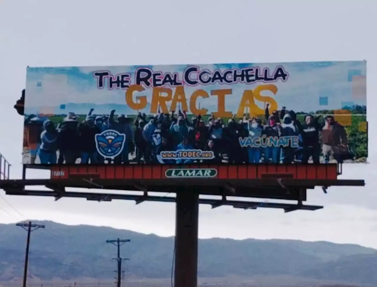 Billboards spotlight the ‘Real Coachella’ – farmworkers