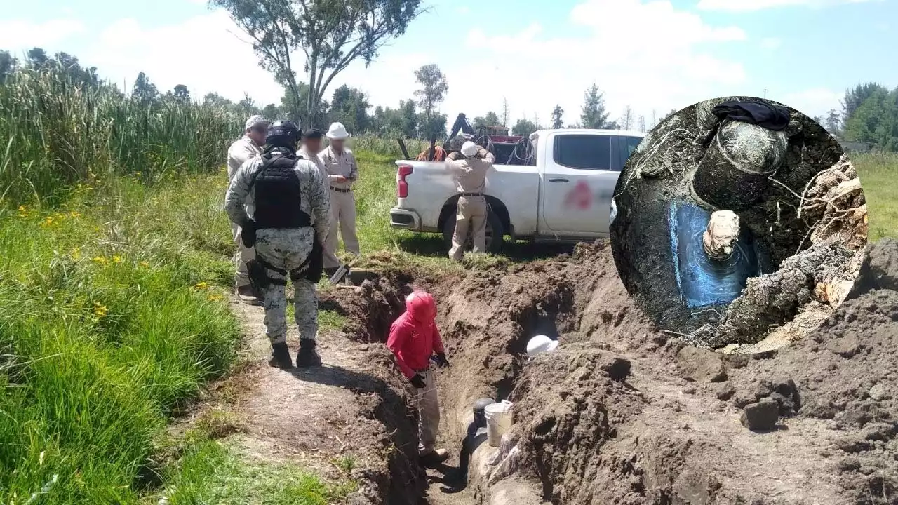 Guardia Nacional encuentra toma clandestina y 24,000 litros de huachicol