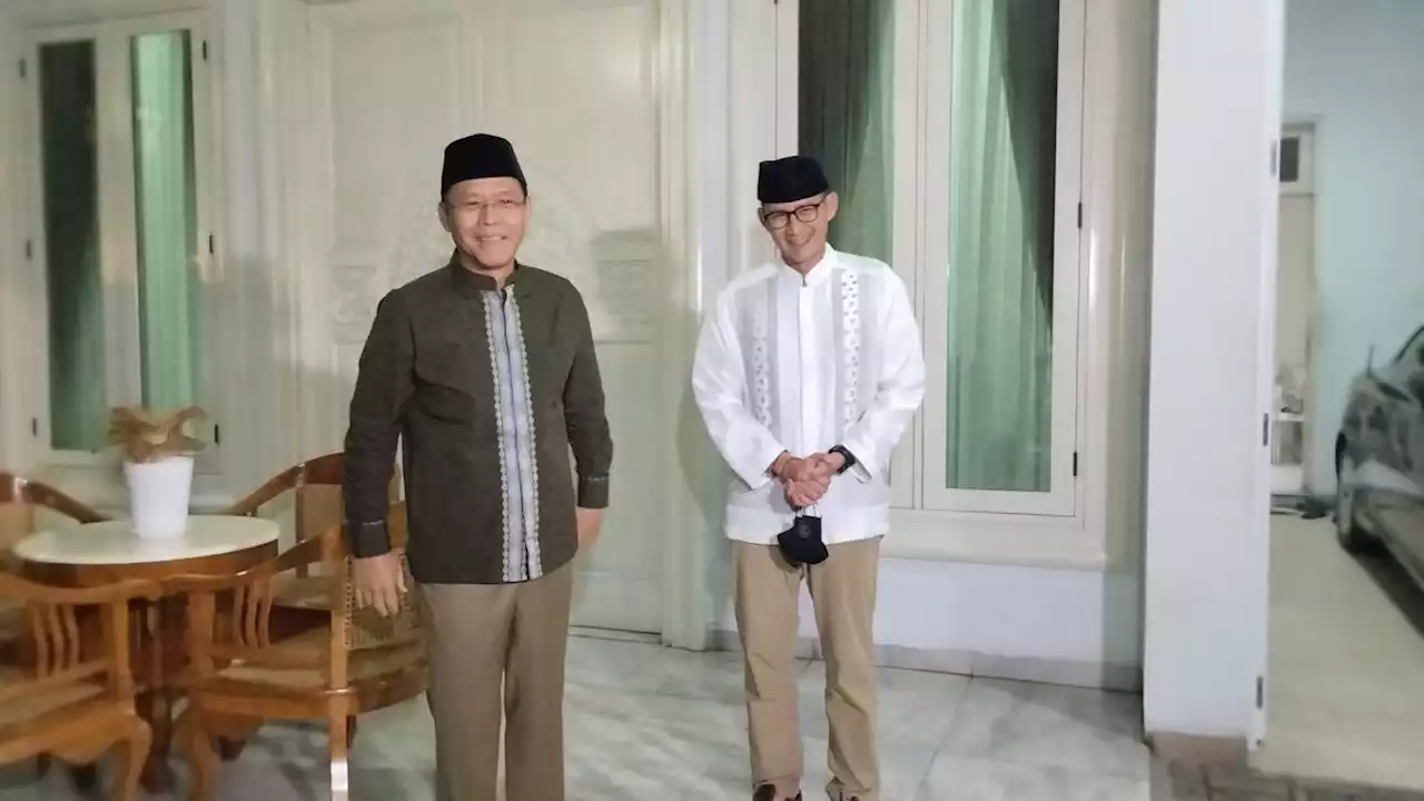 Sambangi Kediaman Plt Ketum Mardiono PPP, Sandiaga Uno Akui Telah Kantongi Izin Prabowo