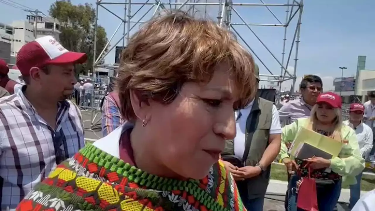 Delfina Gómez se califica con 8 tras primer debate del Edomex