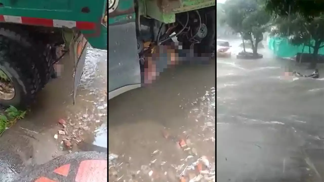 [VIDEO] Hombre murió ahogado tras ser arrastrado por un arroyo en Barranquilla