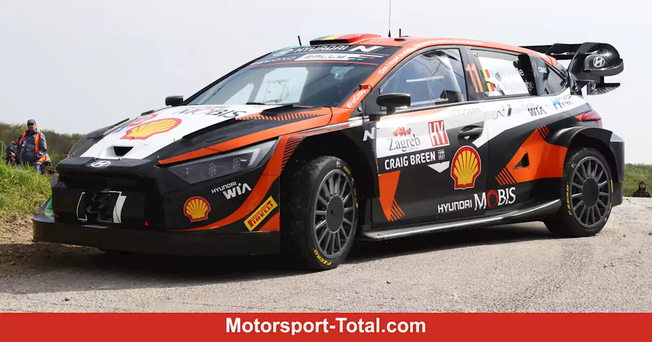 WRC Rallye Kroatien 2023: Thierry Neuville fliegt in Führung liegend ab