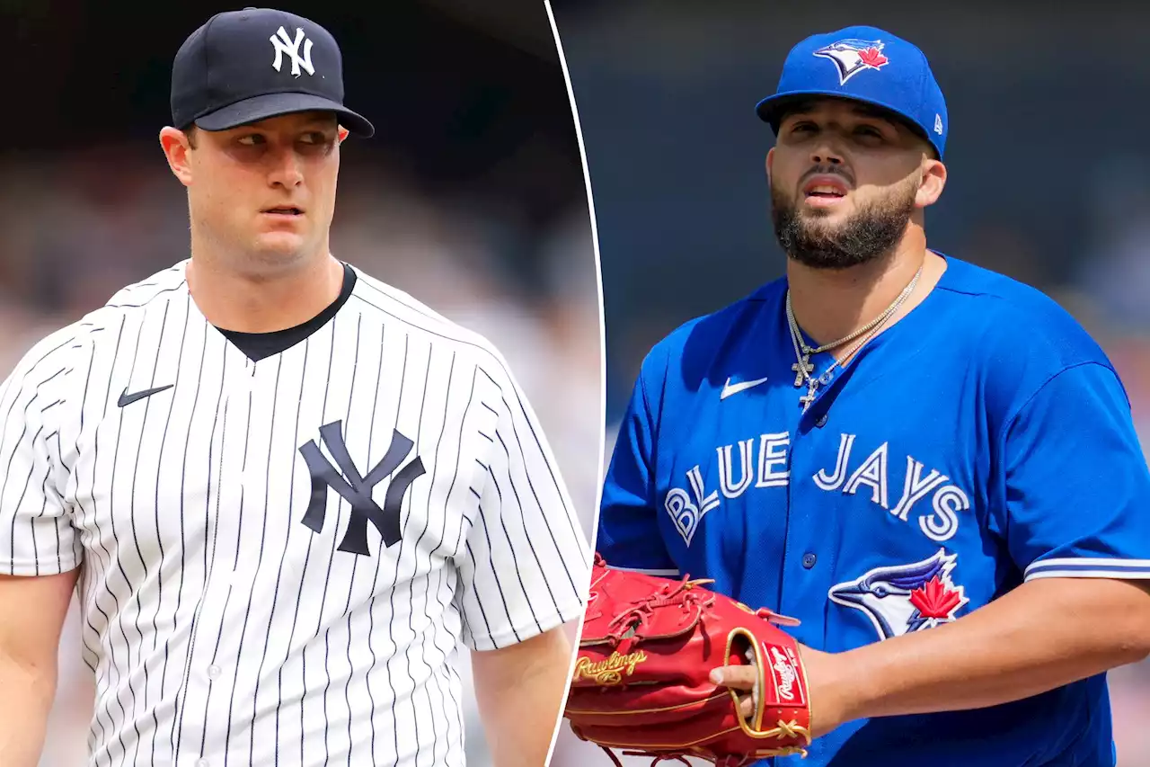 Blue Jays’ Alek Manoah doubles down on calling Yankees’ Gerrit Cole ‘worst cheater’