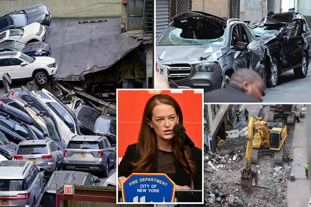 FDNY Commissioner Laura Kavanagh absent at parking-garage collapse for ‘medical’ reasons