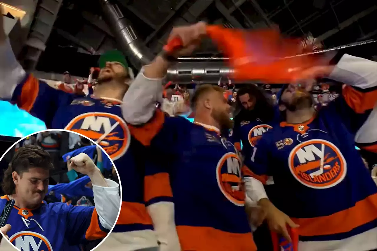 Jets bring cheering, chugging tradition back at Islanders-Hurricanes Game 3