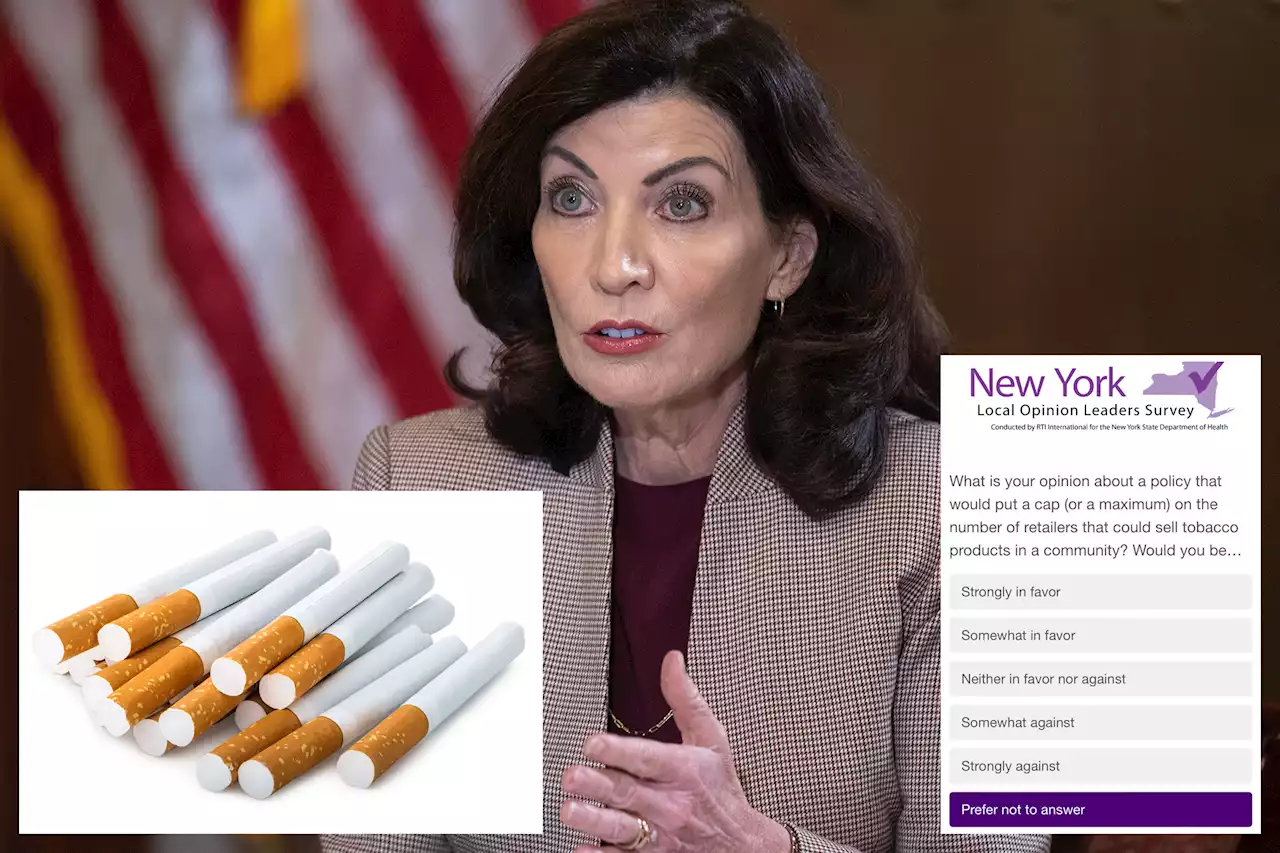 NY Gov. Kathy Hochul ‘test-marketing’ a ban on all tobacco sales