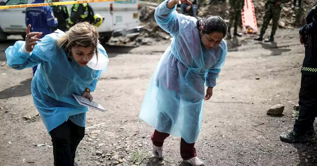 La Cruz Roja halló cuatro cuerpos de las personas desaparecidas en la mina de Cucunubá, Cundinamarca