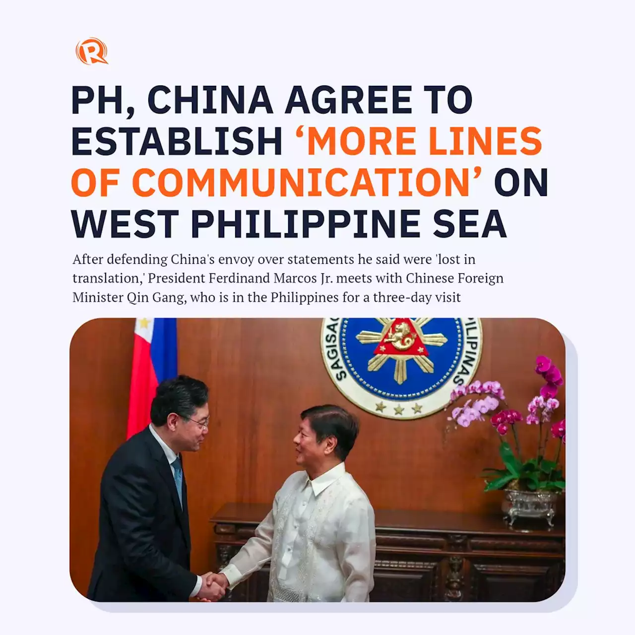 PH, China agree to establish 'more lines of communication' on West Philippine Sea