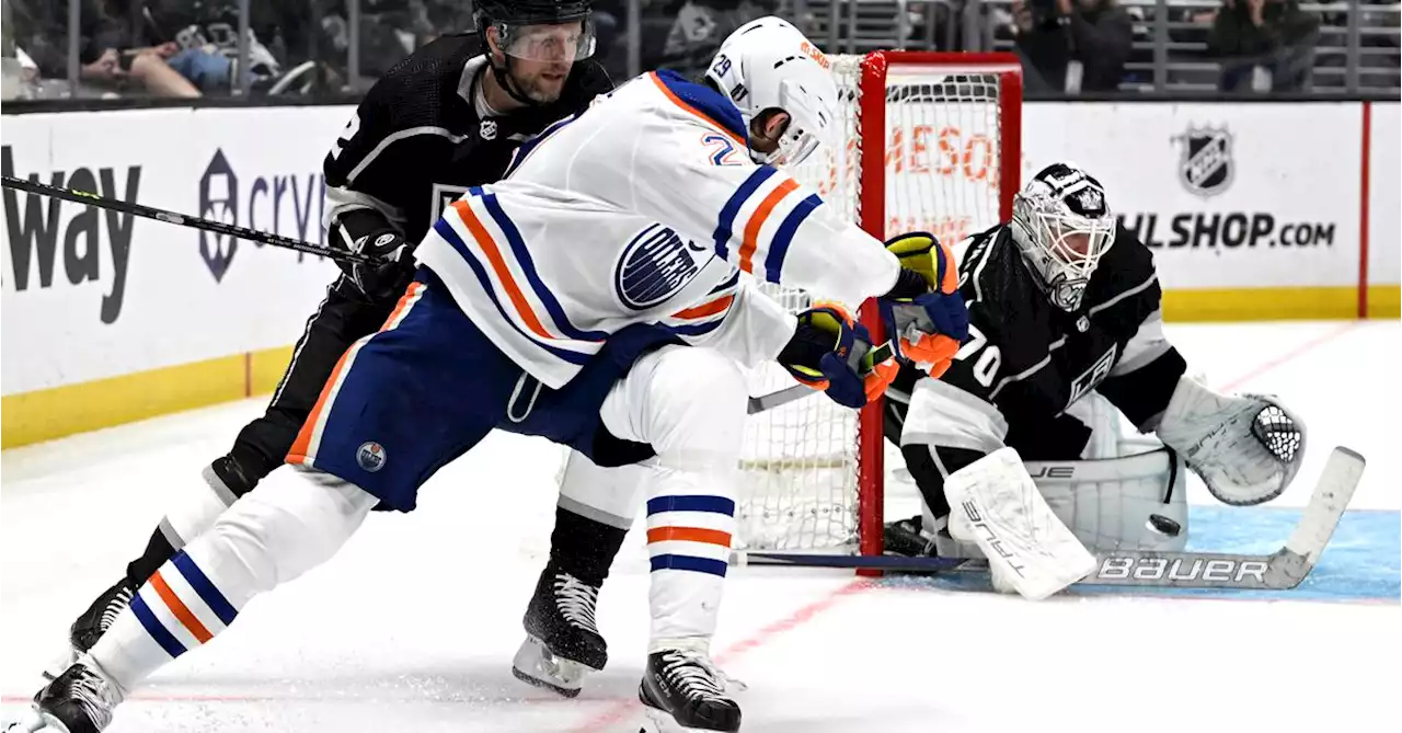 NHL roundup: Trevor Moore's OT goal pushes Kings past Oilers