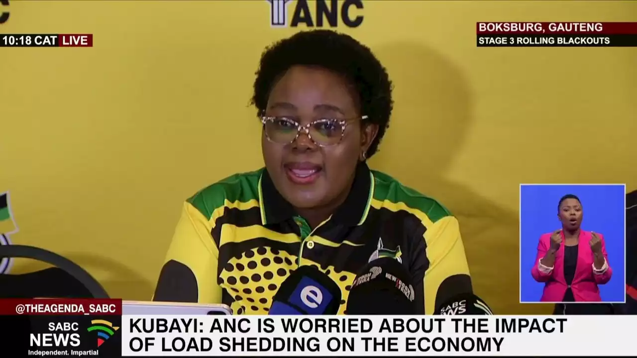 ANC NEC media briefing on items topping agenda at its meeting including SA's energy crisis