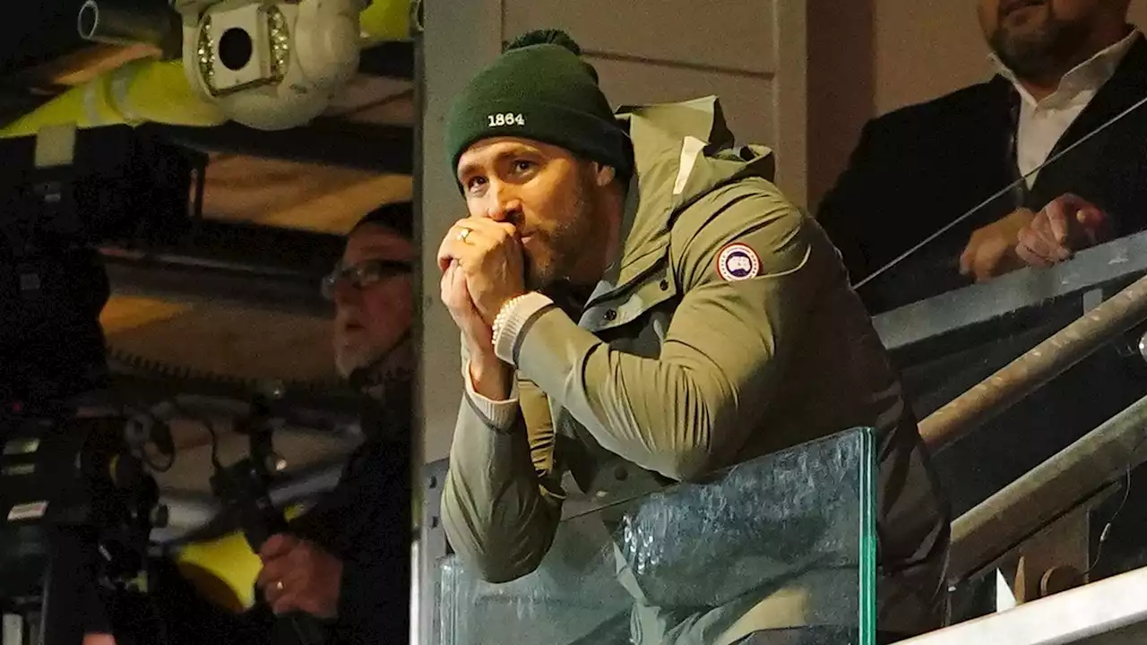 Ryan Reynolds 'terribly nervous' as he arrives to watch Wrexham's bid to seal promotion