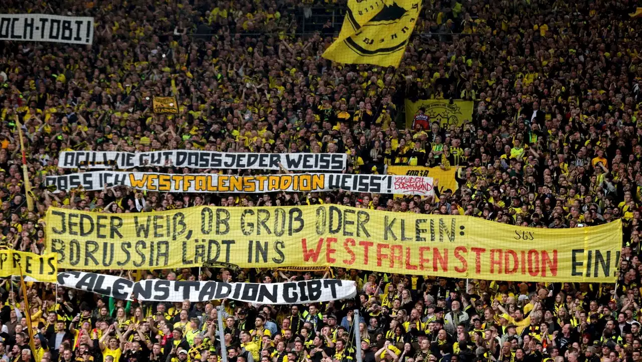 »Für immer Westfalenstadion« - BVB-Fans heizen Konflikt mit dem Sponsor an