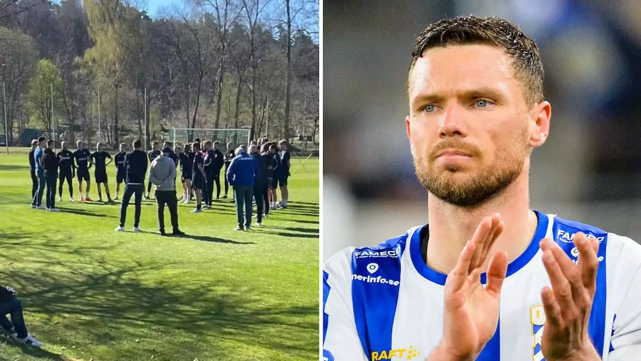 Supportrarna i möte med Blåvitts spelare