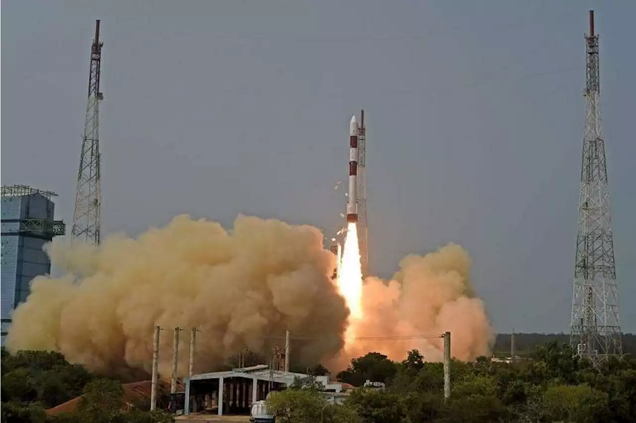 Indian space agency launches 2 Singapore satellites