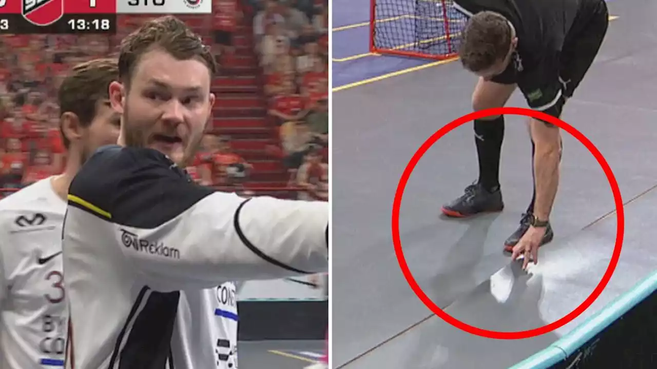 Innebandy: Spelet bröts under SM-finalen – golvet lossnade: ”Stora bubblor”