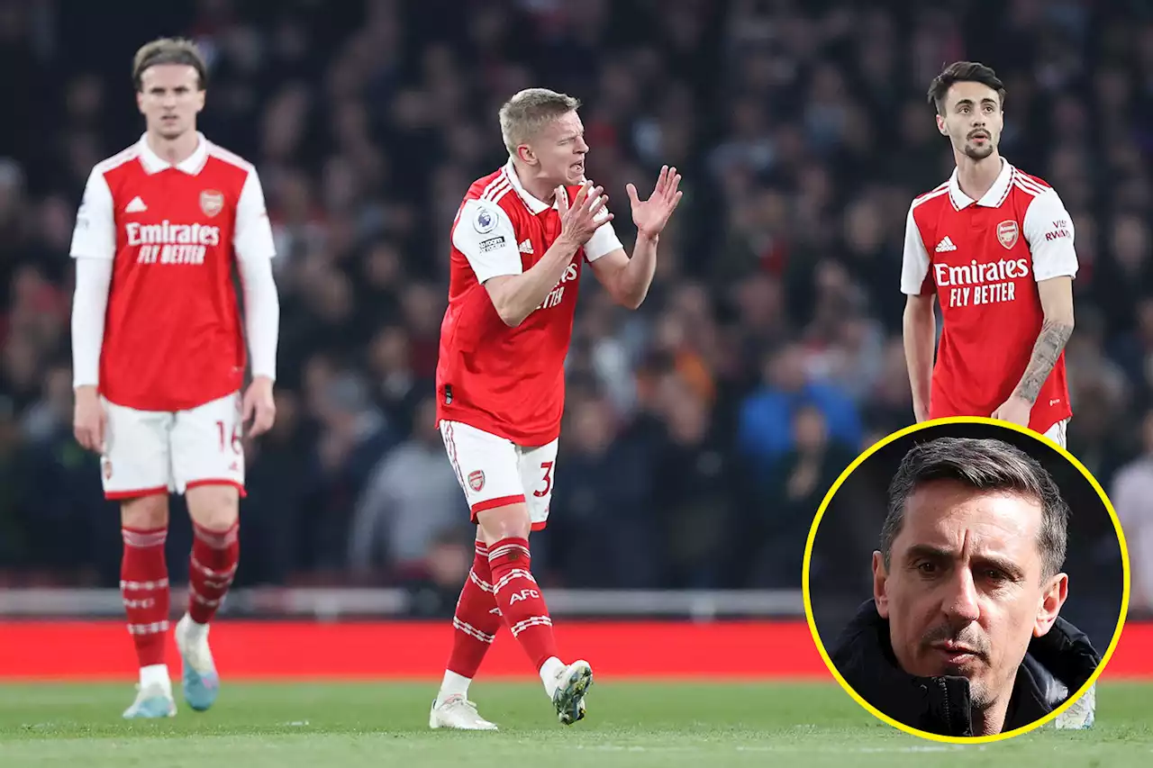 Neville names three Arsenal stars who have to rediscover form before City clash