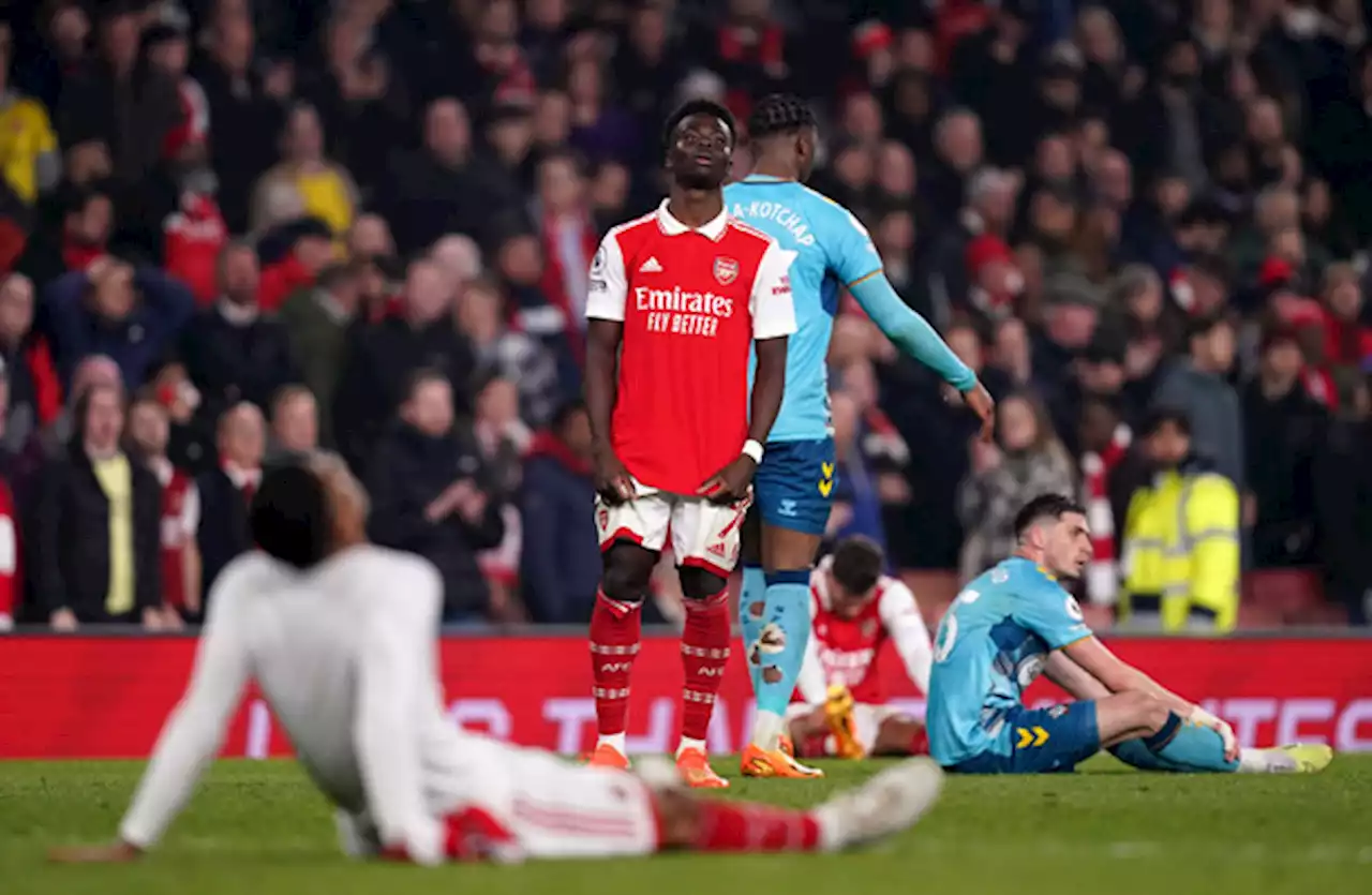 Arsenal's title hopes on rocks despite late, great fightback against Southampton