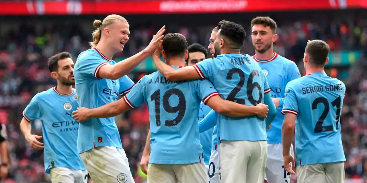 Mahrez, tripletta show: il Manchester City è in finale di FA Cup